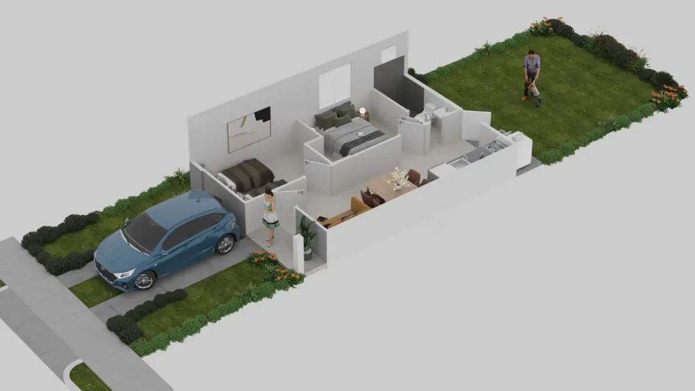 Altos del Tecal · Cedro · Distribución 3D publicada