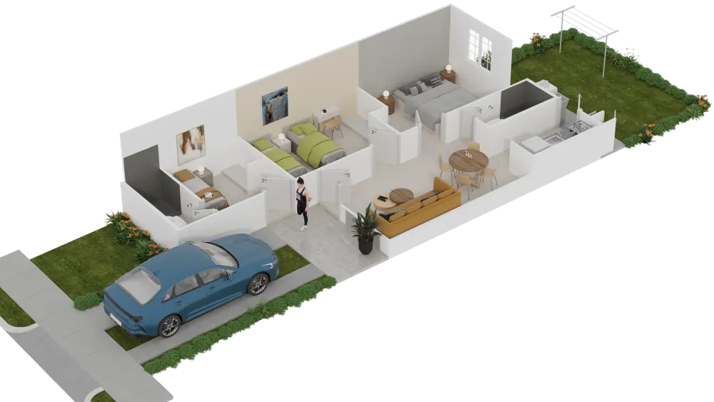 Altos del Tecal · Roble · Distribución 3D publicada