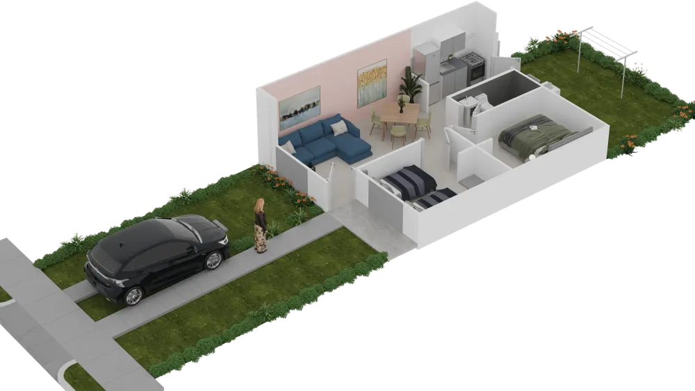 Altos del Tecal · Teca · Distribución 3D publicada