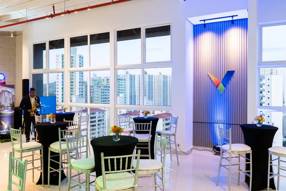 Salón de eventos del proyecto Venice Place