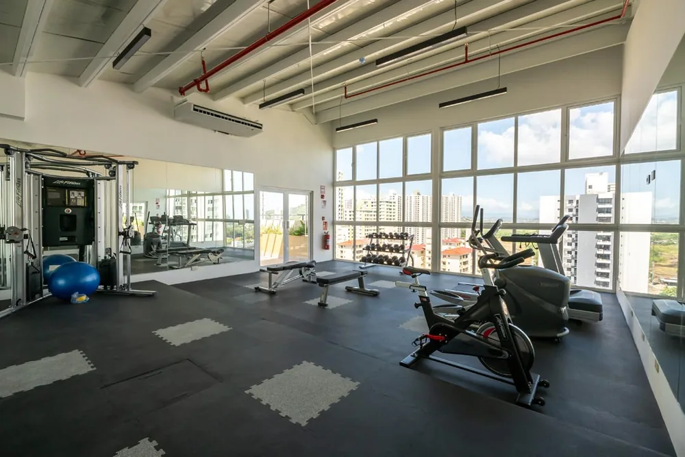 Gimnasio del proyecto Venice Place
